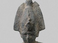 Aeg B 16  Aeg B 16, Gegend von Assuan, Spätzeit, Osiris, Bronze, H 8,6 cm, B 4,4 cm, T 4,2 cm : Bestandskatalog Ägypten, Museumsfoto: Claus Cordes